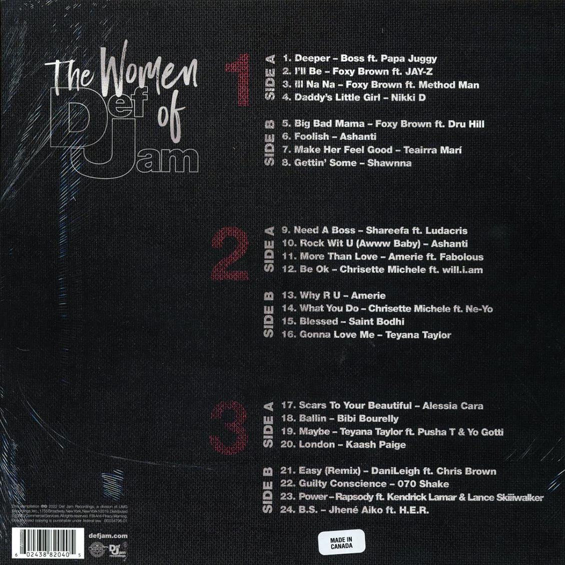 Ashanti, Foxy Brown, Nikki D, Chrisette Michele, Etc. - The Women Of Def Jam (3xLP) (box set) Vinyl Record