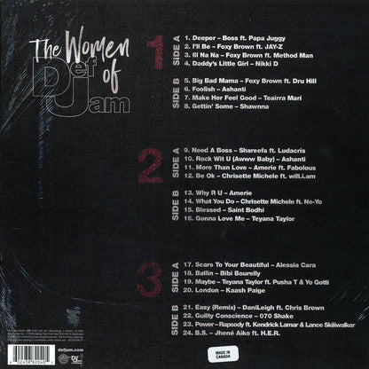 Ashanti, Foxy Brown, Nikki D, Chrisette Michele, Etc. - The Women Of Def Jam (3xLP) (box set) Vinyl Record