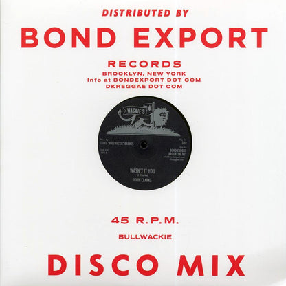 John Clarke - Big Leg Mary (Extended Mix)  /  John Clarke - Wasn't It You (Extended Mix) 12" Vinyl Record