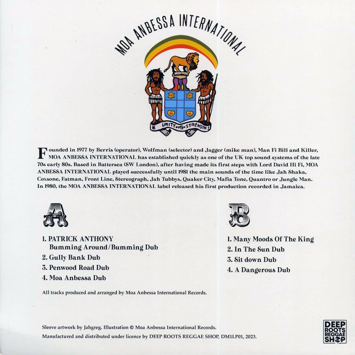 Moa Anbessa International - Moa Anbessa International In Dub Vinyl Record