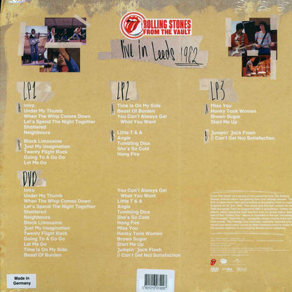 The Rolling Stones From The Vault: Live In Leeds 1982 25 tracks 3xLP incl. DVD Vinyl Record