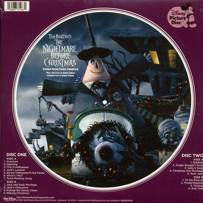 Danny Elfman - Tim Burton's The Nightmare Before Christmas (Original Motion Picture Soundtrack) (ltd. ed.) (2xLP) (picture disc) Vinyl Record