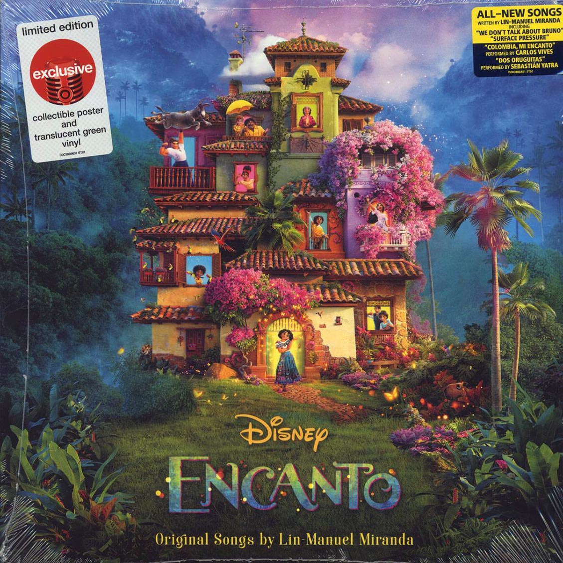 Various - Encanto: Original Songs By Lin-Manuel Miranda (Disney) (ltd. ed.) (green vinyl) Vinyl Record