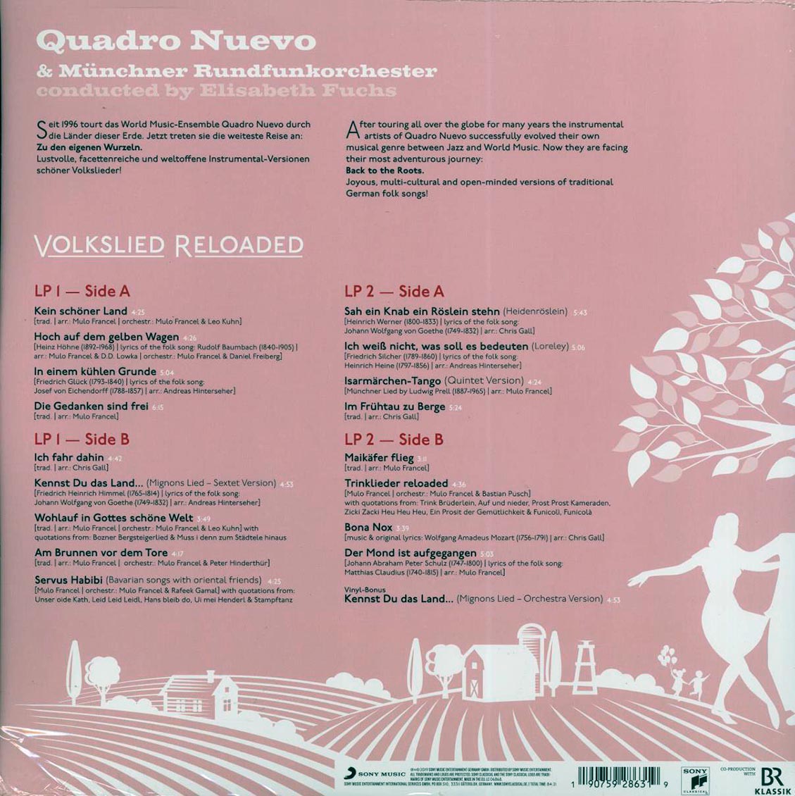 Quadro Nuevo - Volkslied Reloaded (2xLP) Vinyl Record