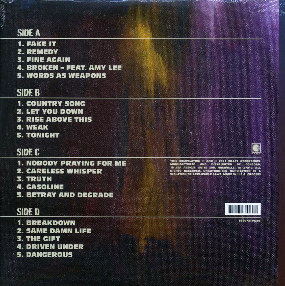 Seether Vicennial: 2 Decades Of Seether 2xLP Vinyl Record