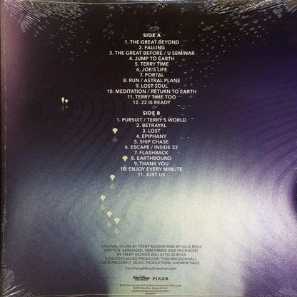 Trent Reznor, Atticus Ross - Soul: Disney Pixar Original Score (ltd. ed.) (clear vinyl) Vinyl Record