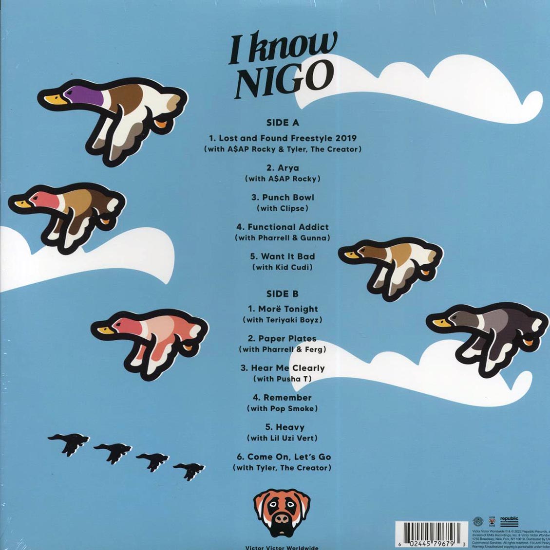 Nigo - I Know Nigo (blue vinyl) Vinyl Record