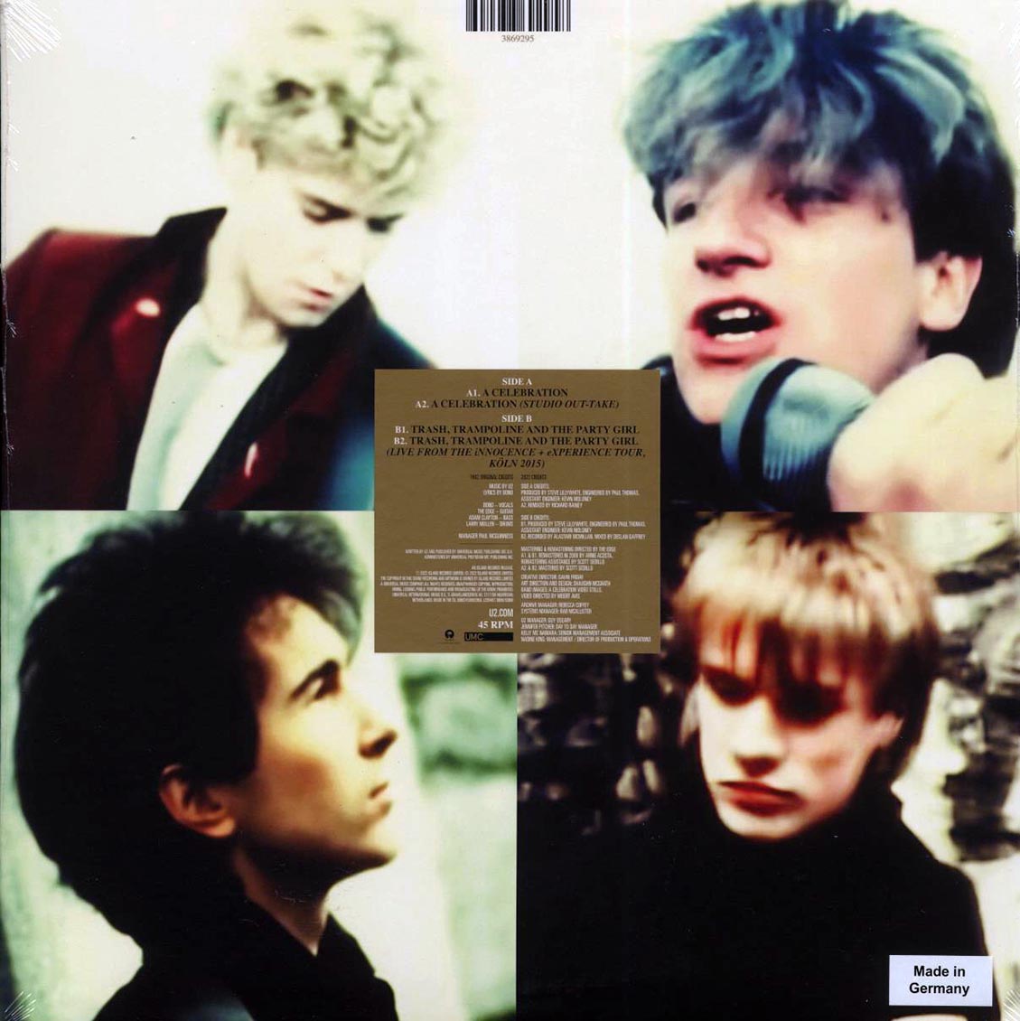 U2 A Celebration 40th Anniv. Ed. RSD 2022 ltd. ed. 180g Vinyl Record