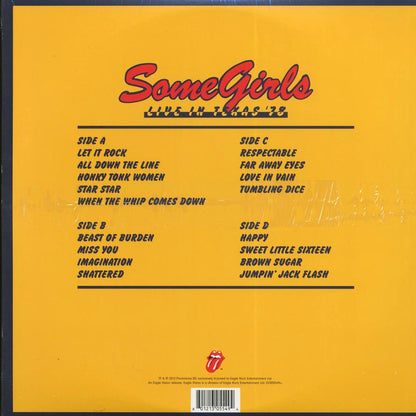 The Rolling Stones - Some Girls: Live In Texas '78 (2xLP) (incl. DVD) Vinyl Record
