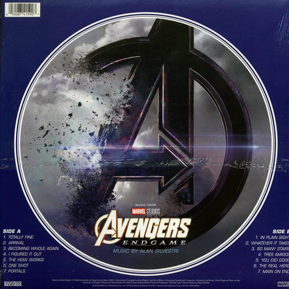 Alan Silverstri Avengers: Endgame Original Motion Picture Soundtrack diecut jacket picture disc Vinyl Record