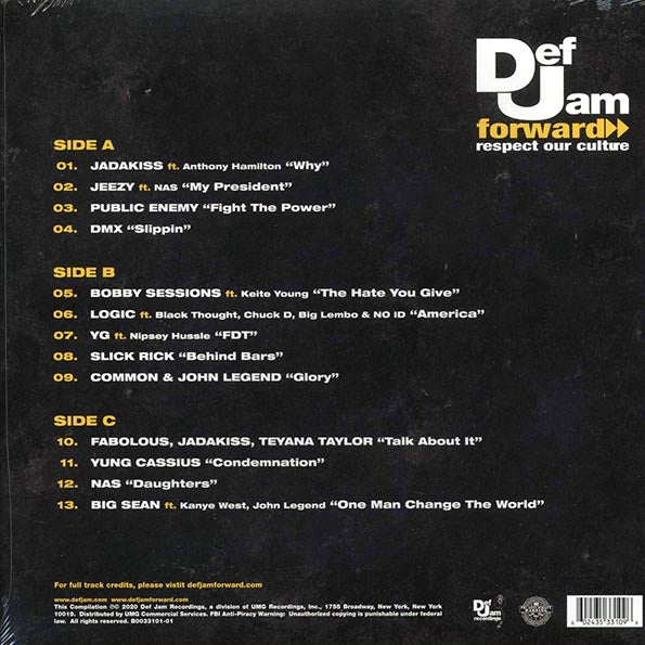 Logic Def Jam Forward Respect Our Culture Vinyl Record