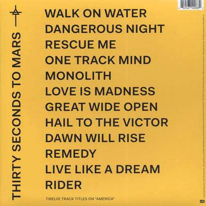 Thirty Seconds To Mars - America (2018 PRESS) (180g) (white vinyl) Vinyl Record