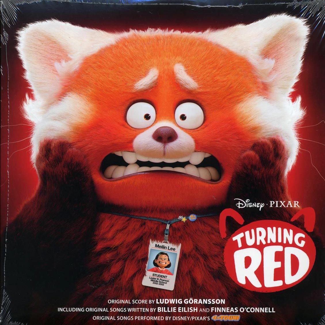 Ludwig Goransson, 4 Town - Turning Red: Original Motion Picture Soundtrack (2xLP) Vinyl Record