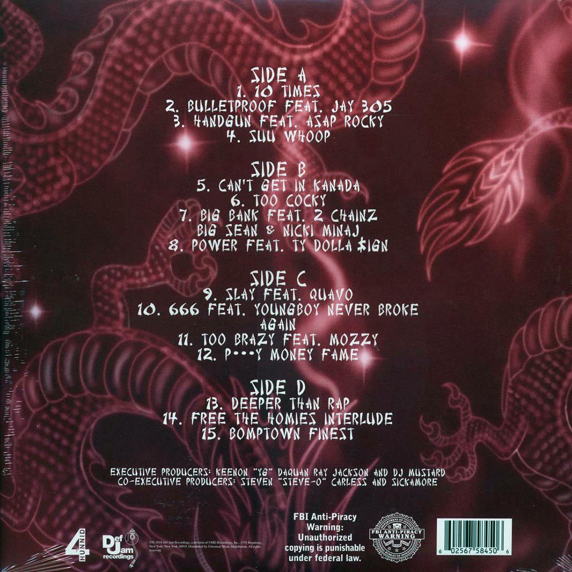 YG - Stay Dangerous (2018 PRESS) (2xLP) Vinyl Record