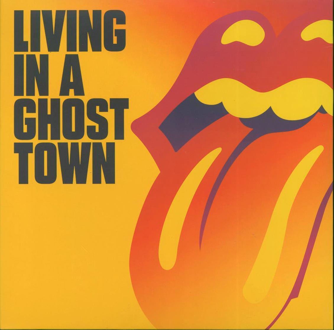 The Rolling Stones Living In A Ghost Town Single ltd. ed. 10" purple Vinyl Record