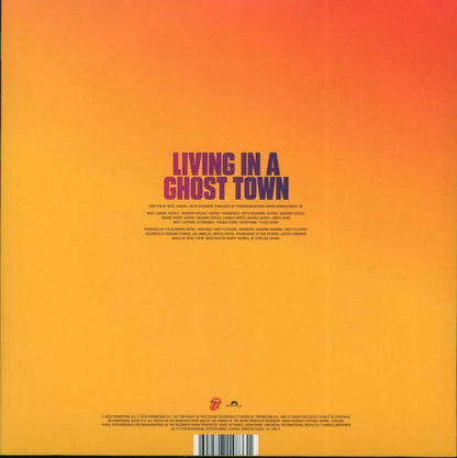 The Rolling Stones Living In A Ghost Town Single ltd. ed. 10" purple Vinyl Record