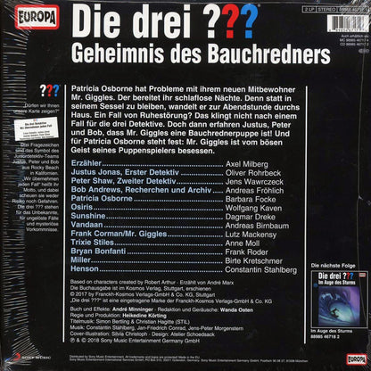 Andre Marx - Die Drei 196: Geheimnis Des Bauchredners (2xLP) Vinyl Record