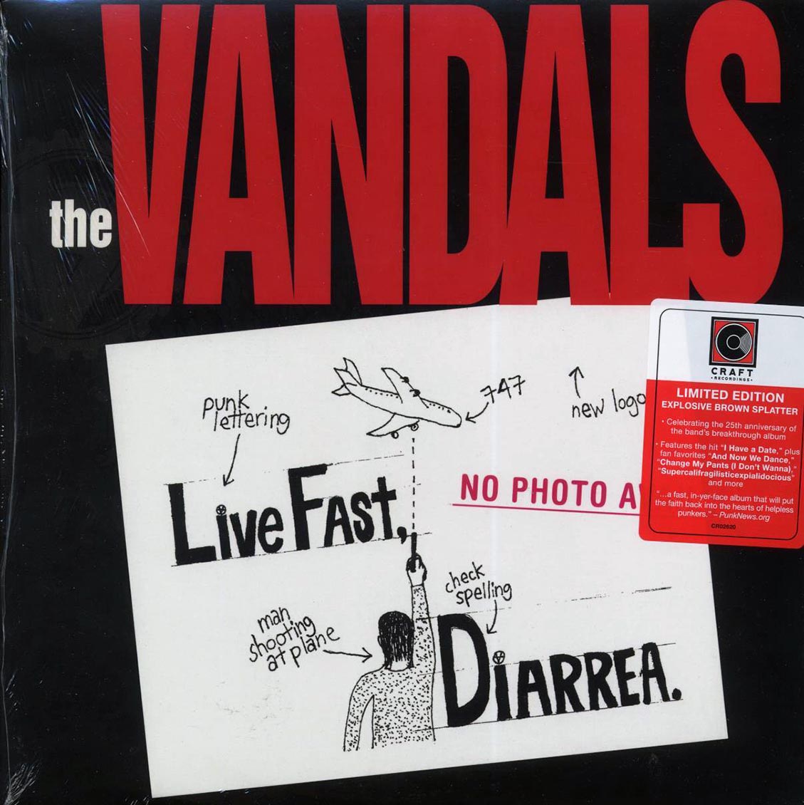The Vandals - Live Fast Diarrhea (25th Anniv. Ed.) (ltd. ed.) (brown vinyl) Vinyl Record