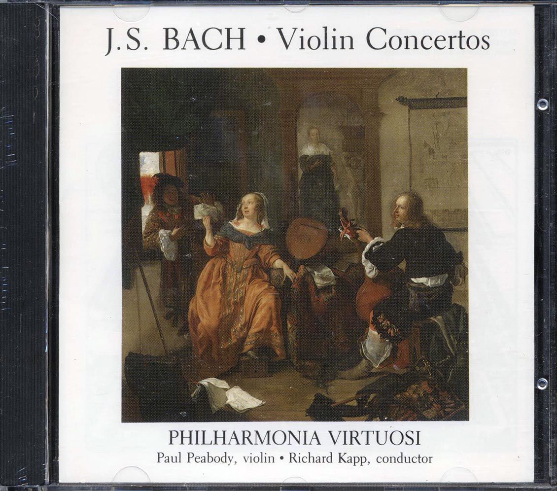 Johann Sebastian Bach, Violin Concertos - Philharmonia Virtuosi Music CD
