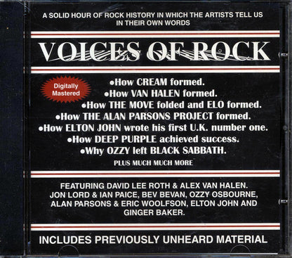 Van Halen, Ozzy Osbourne, Alan Parsons, Elton John, Etc. - Voices Of Rock Volume 1 Music CD