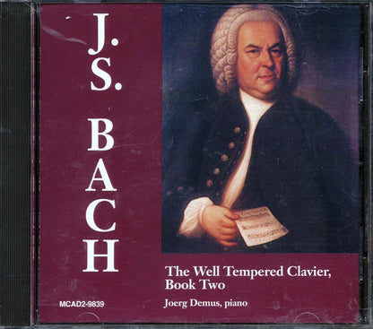 Johann Sebastian Bach, Joerg Demus - The Well Tempered Clavier, Book Two (marked/ltd stock) Music CD
