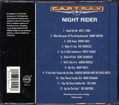 Ben E King, Mary Wells, Dobie Gray, The Drifters, Etc. - Car Trax: Night Rider Music CD