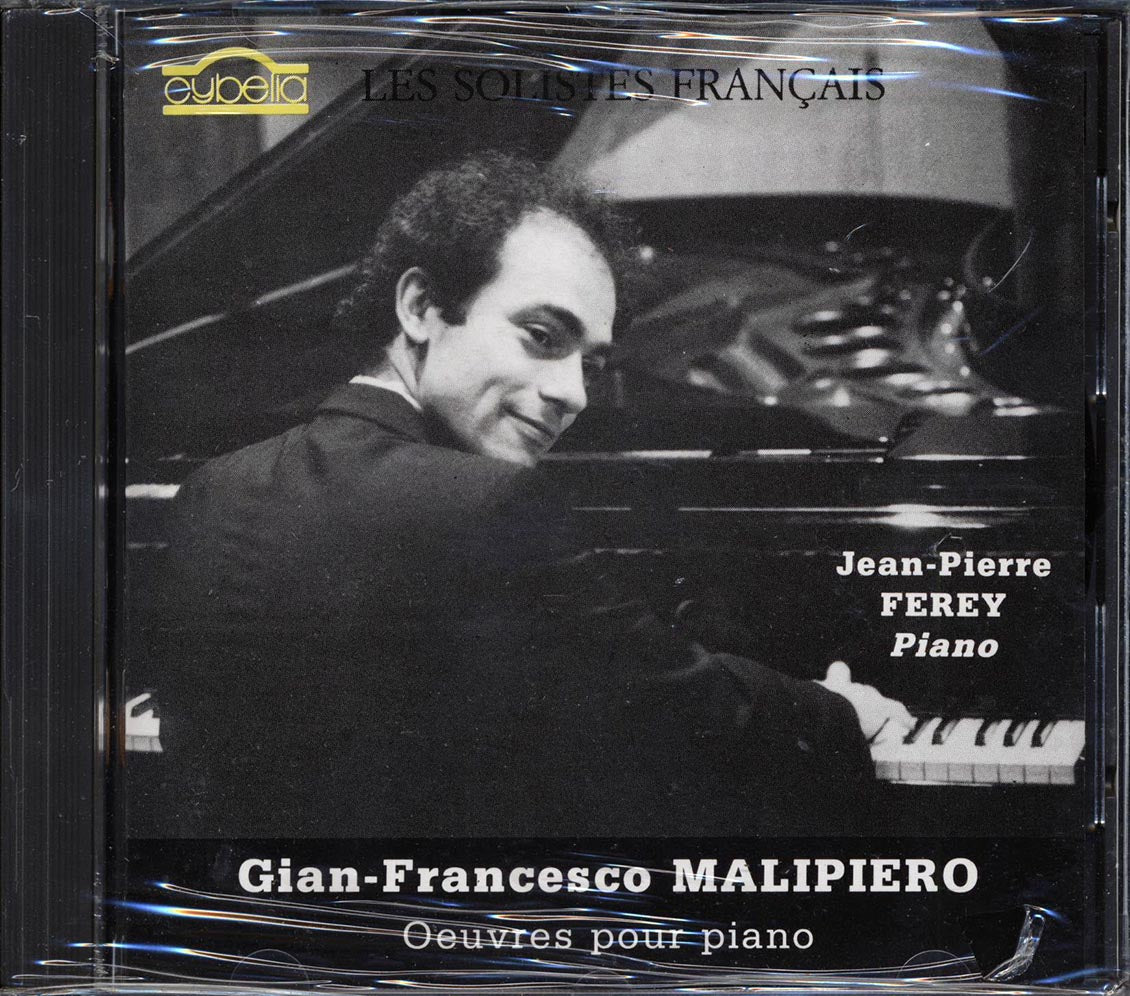 Gian-Francesco Malipiero - Oeuvres Pour Piano Music CD
