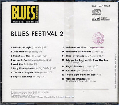 Memphis Slim, Billie Holiday, Duke Ellington, Etc. - Blues Festival 2 Music CD
