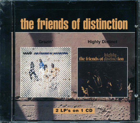 The Friends Of Distinction Grazin' + Highly Distinct 2 albums on 1 CD 21 tracks Music CD