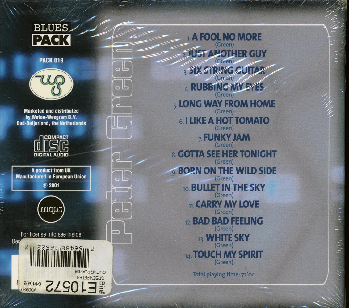Peter Green - The Guitar Player (remastered) Music CD