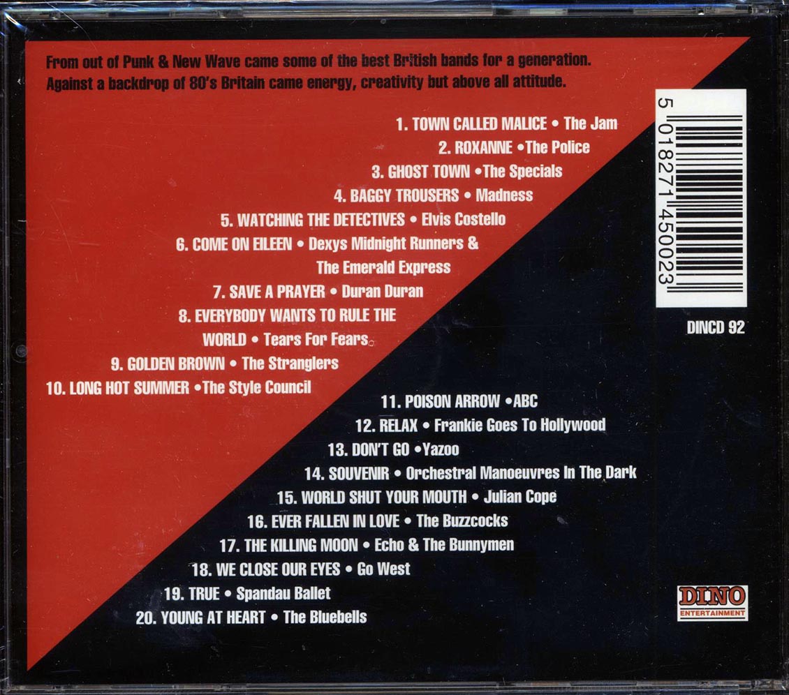 The Jam The Police The Specials Duran Duran The Buzzcocks Etc Start The Best Of British 20 tracks Music CD