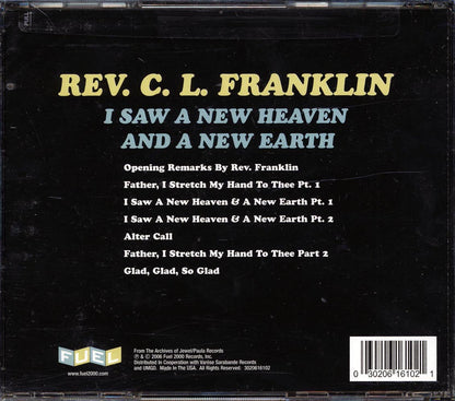Rev. CJ Franklin - I Saw A New Heaven And A New Earth Music CD