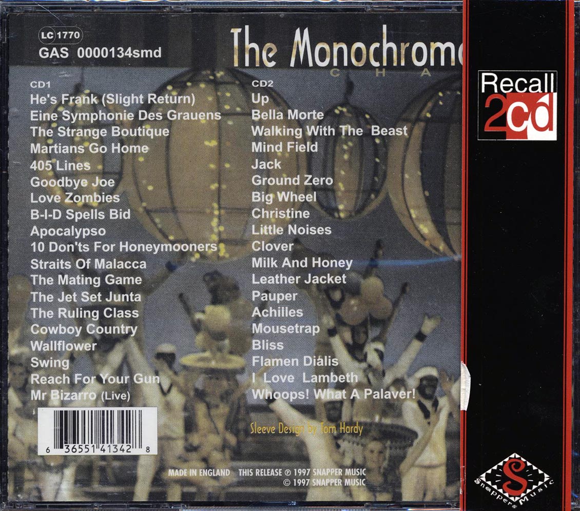 The Monchrome Set Chaps 38 tracks 2xCD Music CD