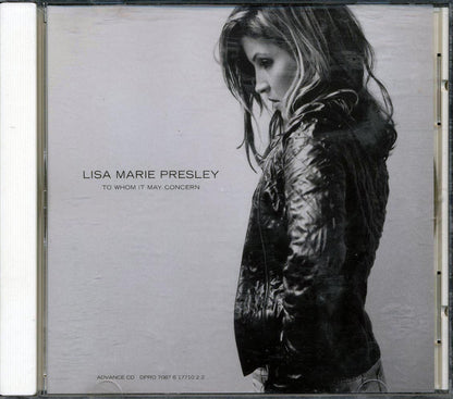 Lisa Marie Presley - To Whom It May Concern Music CD
