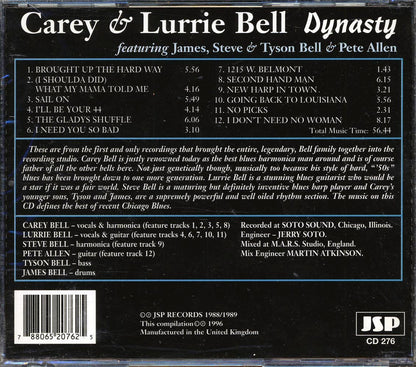 Carey & Lurrie Bell - Dynasty Music CD