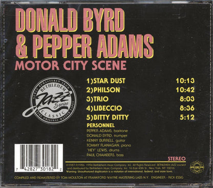 Donald Byrd, Pepper Adams - Motor City Scene (remastered) Music CD