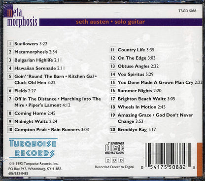 Seth Austen - Metamorphosis Music CD
