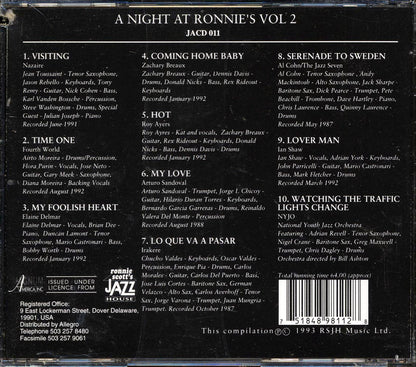 Arturo Sandoval, Fourth World, Roy Ayers, Etc. - A Night At Ronnie's Volume 2 Music CD