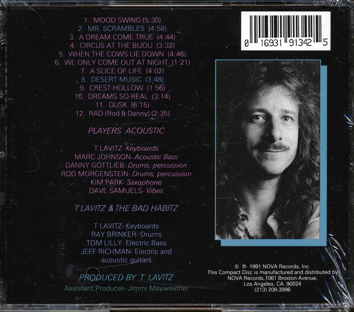 T Lavitz - Mood Swing Music CD