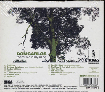 Don Carlos - The Music In My Mind Music CD