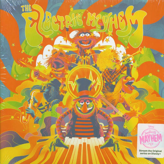 The Electric Mayhem The Electric Mayhem: The Muppets Mayhem Soundtrack purpleblue swirl Vinyl Record