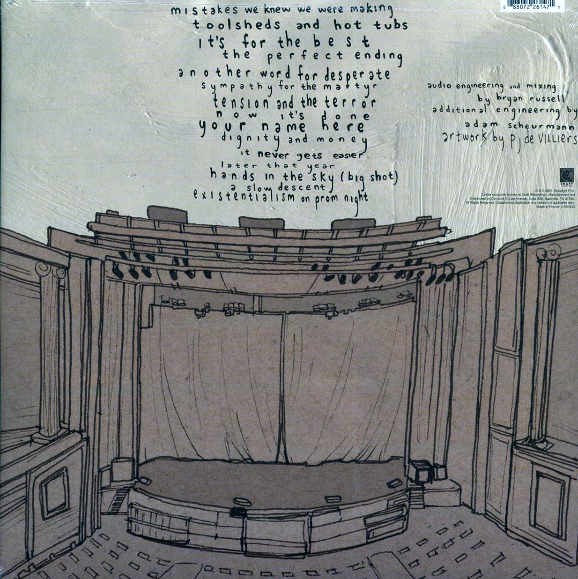 Straylight Run - Live At The Patchogue Theatre (2xLP) Vinyl Record