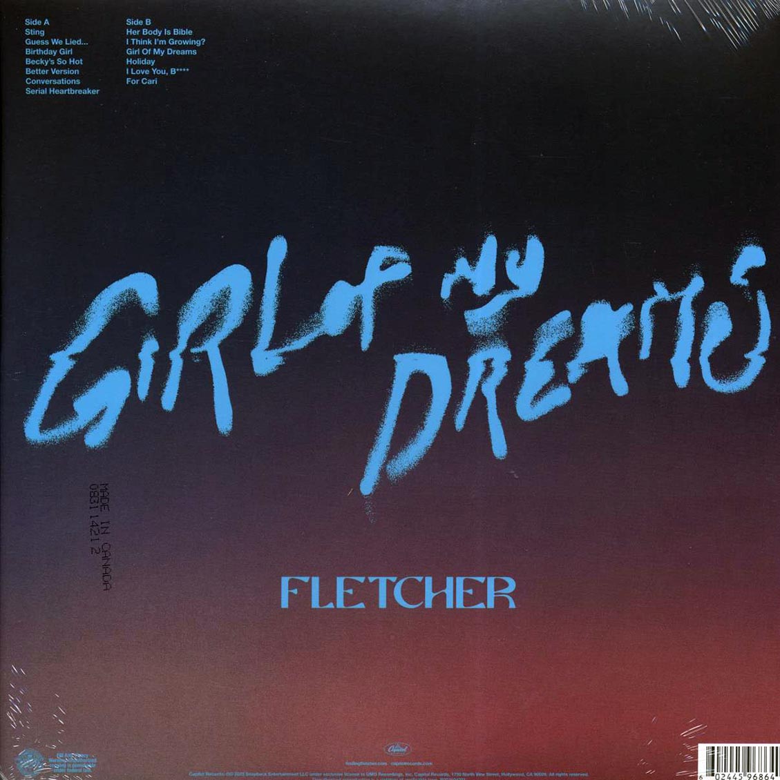 Fletcher - Girl Of My Dreams (ltd. ed.) (pink vinyl) Vinyl Record