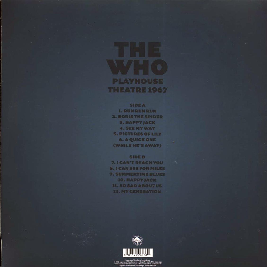 The Who Playhouse Theatre 1967 Vinyl Record