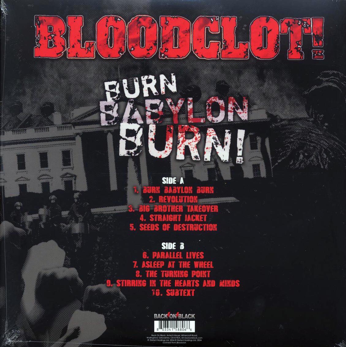 Bloodclot! - Burn Babylon Burn! (ltd. ed.) (red vinyl) Vinyl Record