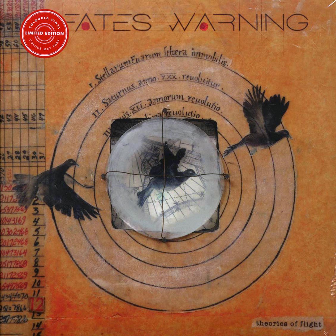 Fates Warning - Theories Of Flight (+6 bonus tracks) (ltd. ed.) (2xLP) (red vinyl) Vinyl Record