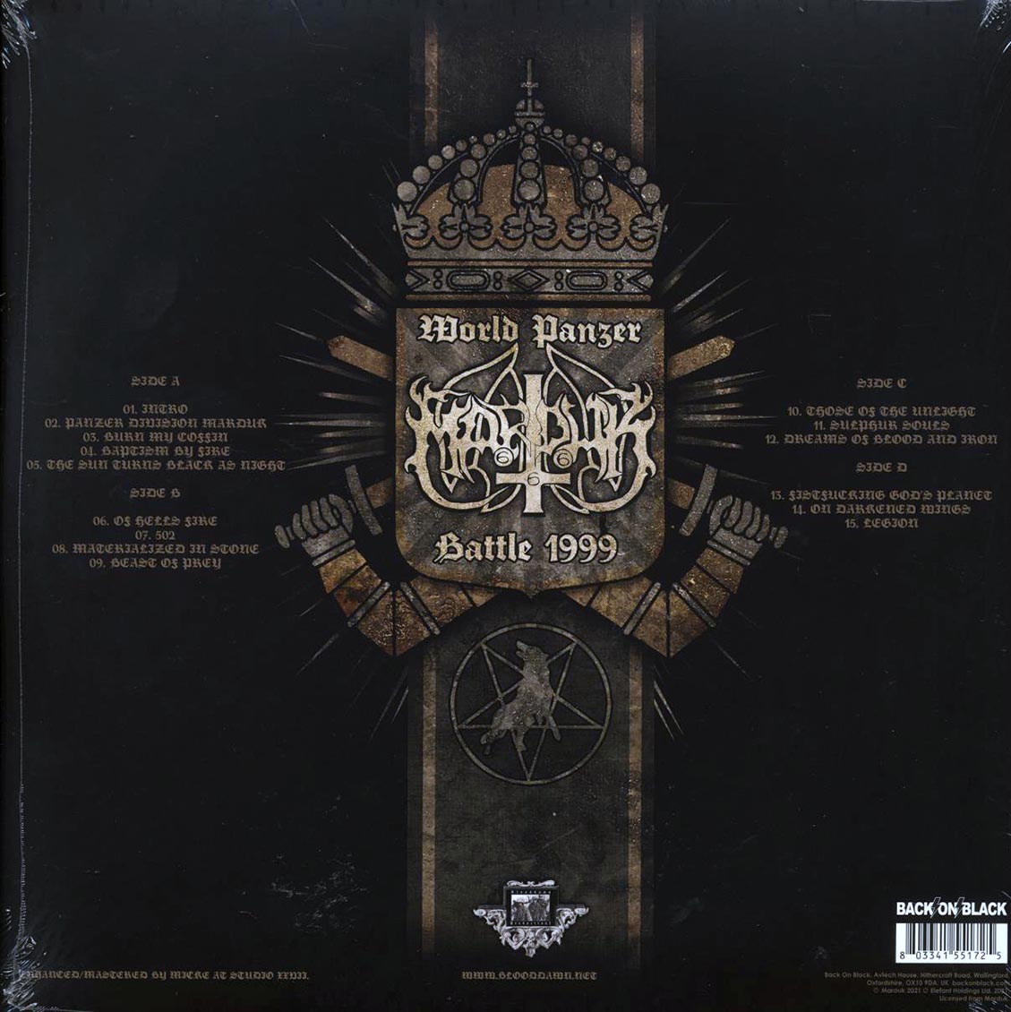 Marduk - World Panzer Battle 1999 (2xLP) Vinyl Record