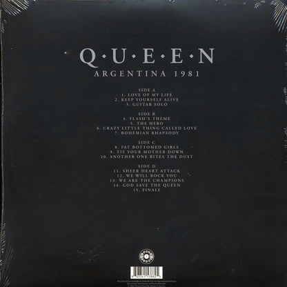 Queen - Argentina 1981 Volume 2: The Complete Buenos Aires Broadcast (2xLP) Vinyl Record