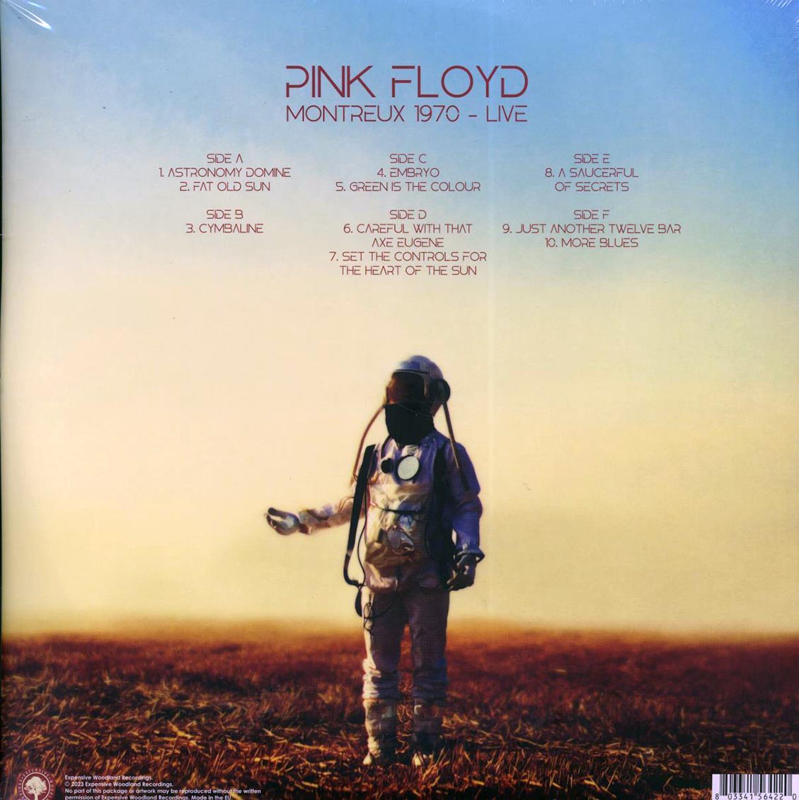 Pink Floyd - Montreux 1970 Live (ltd. ed.) (3xLP) (blue vinyl) Vinyl Record