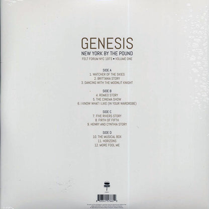 Genesis - New York By The Pound Volume 1: Felt Forum NYC 1973 (2xLP) Vinyl Record